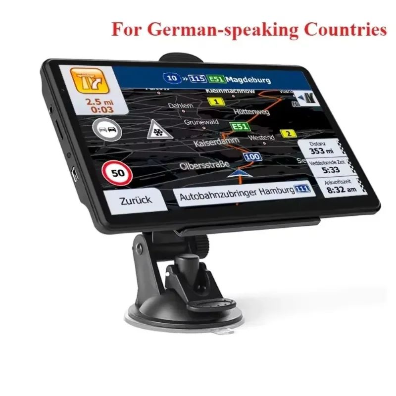 

Veclumin X20-1 Автомобильная GPS-навигация для немецкая говорящих стран 5 "7" 9 "8G + 256M Многофункциональная GPS-навигация с сенсорным экраном