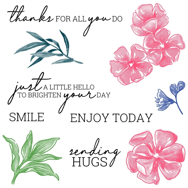 

Spring Season Blooming Flowers Cutting Dies Clear Stamp DIY Scrapbooking Metal Dies Silicone Stamp For Cards Album