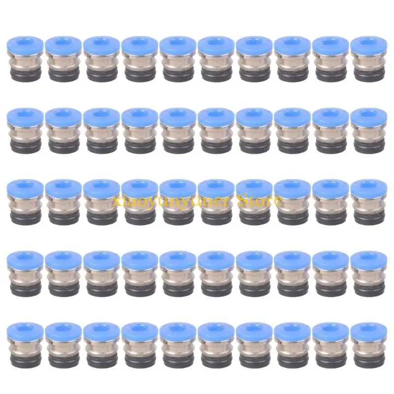 

P9JB ECAS04 Bowden Extruder Connector Embedded Collet Clips Pneumatic Connector