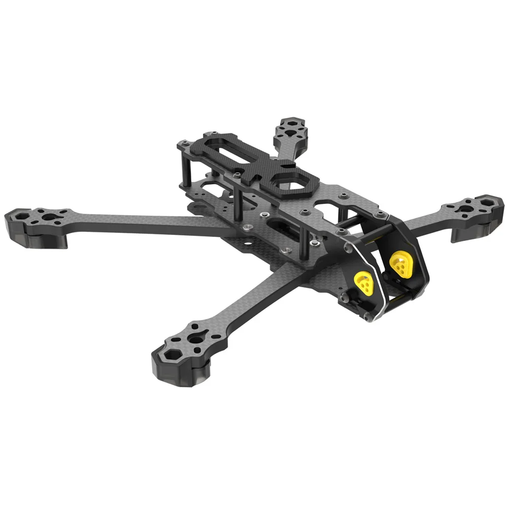 SpeedyBee Mario 5 Kit de marco Versión DC / XH con placa de fibra de carbono FPV Freestyle RC Racing Drone Frame