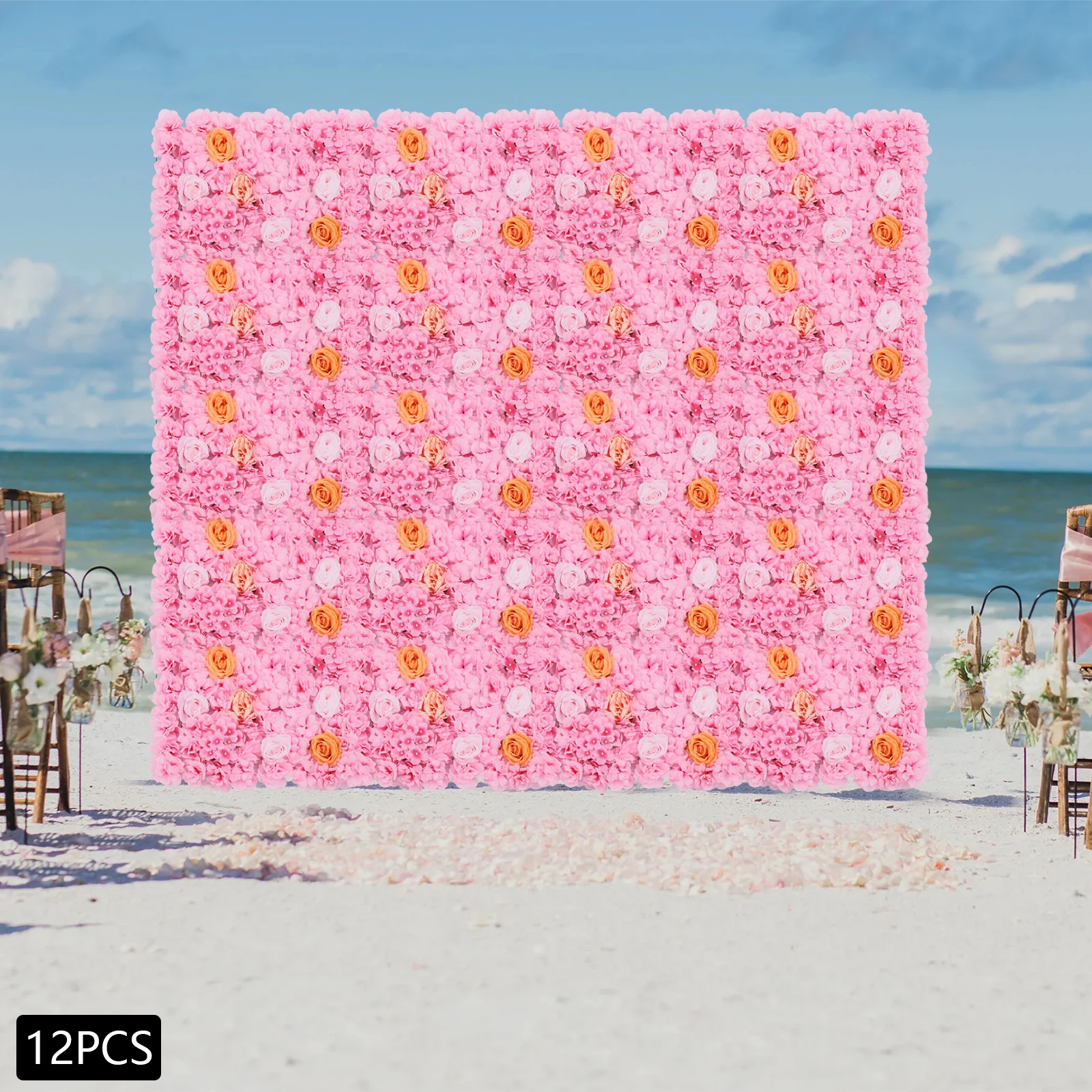 

12 шт. Цветочная стена-фон для свадьбы, 60*40 см, 3D-панели с цветами и розами, фон для вечеринок и мероприятий, декор для девичника