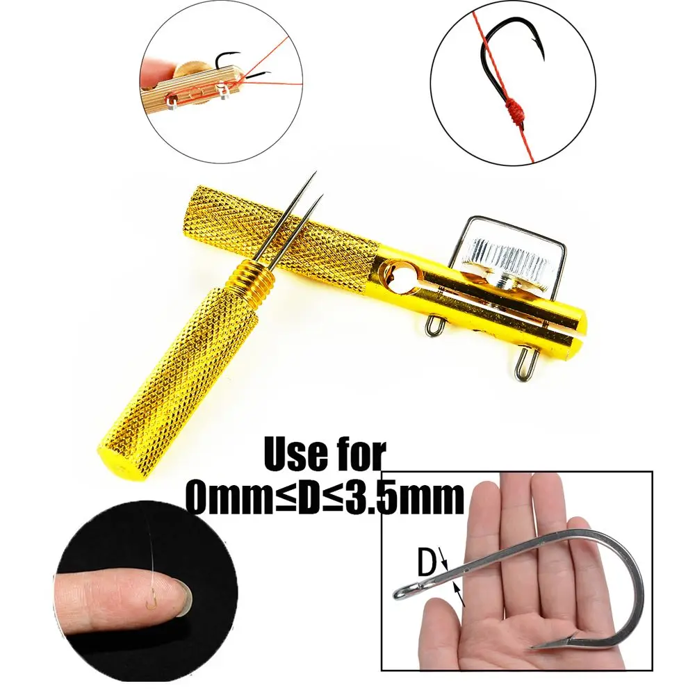 

Metal Safety Extractor Detacher Fishing Tackle Unhooking Device Fish Hooker Hook Remover Knotting Tool