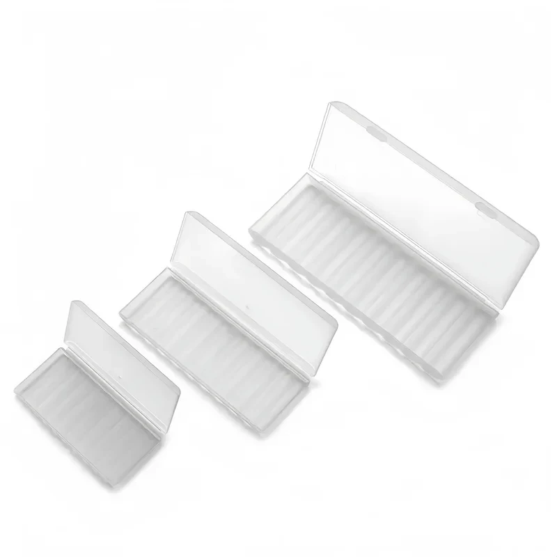 White Portable Waterproof Battery Storage Box, Hard Plastic Multi-Slot Travel Case for AA AAA 18650 Li-ion Button Cell Batteries image 6
