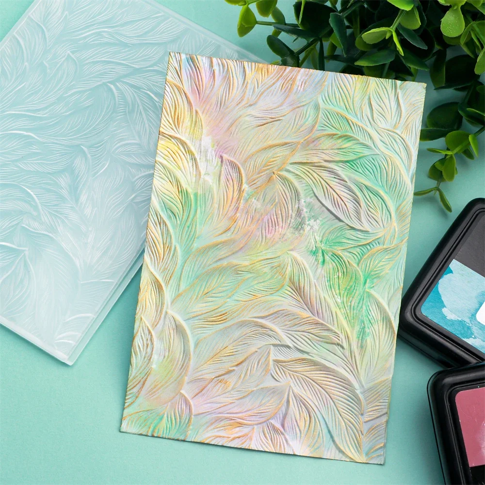3D Embossing Folder Sunflower Tropics Cactus Abstract Maze Background Design for DIY Scrapbooking Adding Textured Paper Card