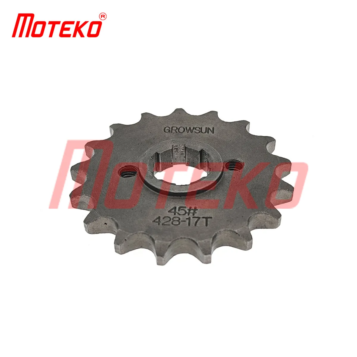 BX23070104 428-17T 45# STEEL FRONT SPROCKET MOTORCYCLE ACCESSROIES FOR KEEWAY HORSE125 HORSE150 WY125