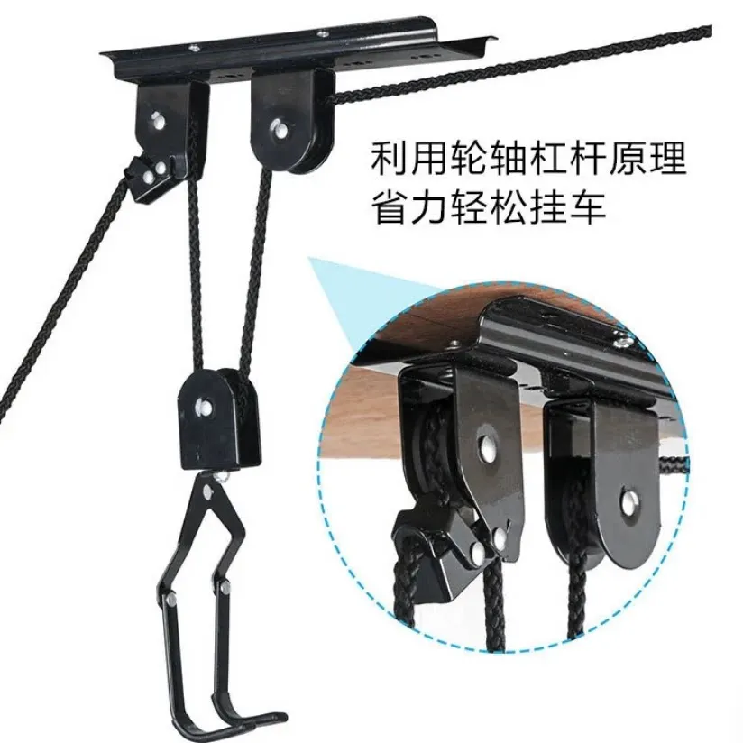 Wall Mount Bicycle Hanging Hook, Heavy‑Duty Parking Display Rack for Mountain Bike, Kayak Storage Hanger