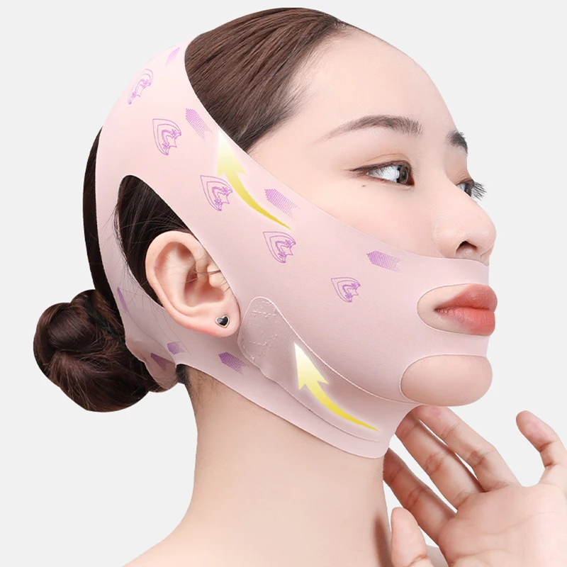 Slimming Mask V Face Bandage Double Compression Sleep Mask Lifting Firming Shaping Facial Care Tools