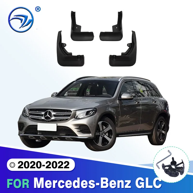 For Mercedes-Benz GLC 2020-2022 Mudguard Mud Flaps Guard Splash Flap Mudguards Fender Car Accessories