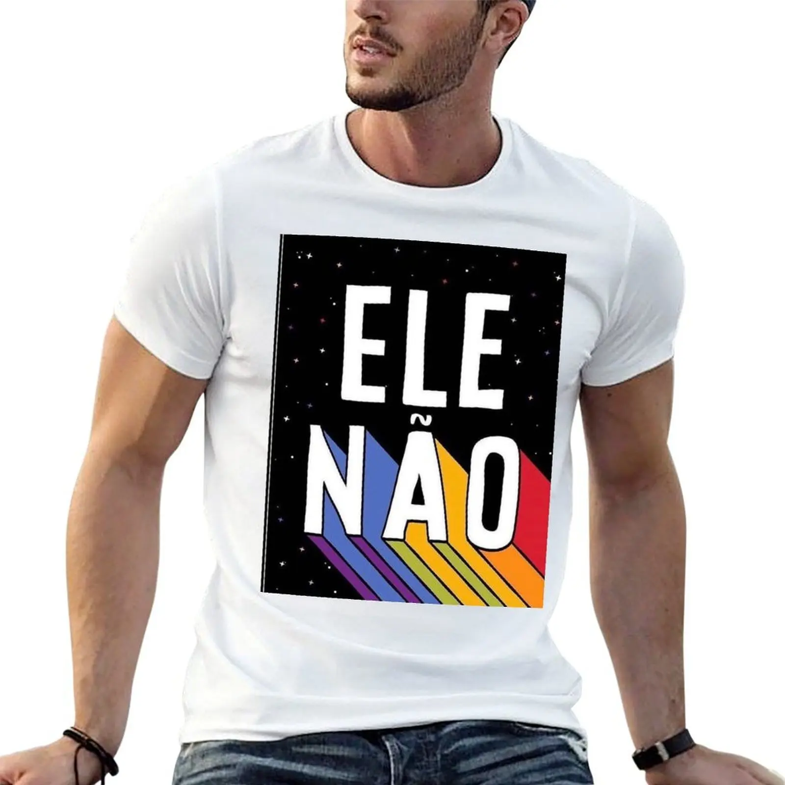 #elenao bolsonaro T-Shirt tees oversized t shirt t shirt men 100℅ cotton