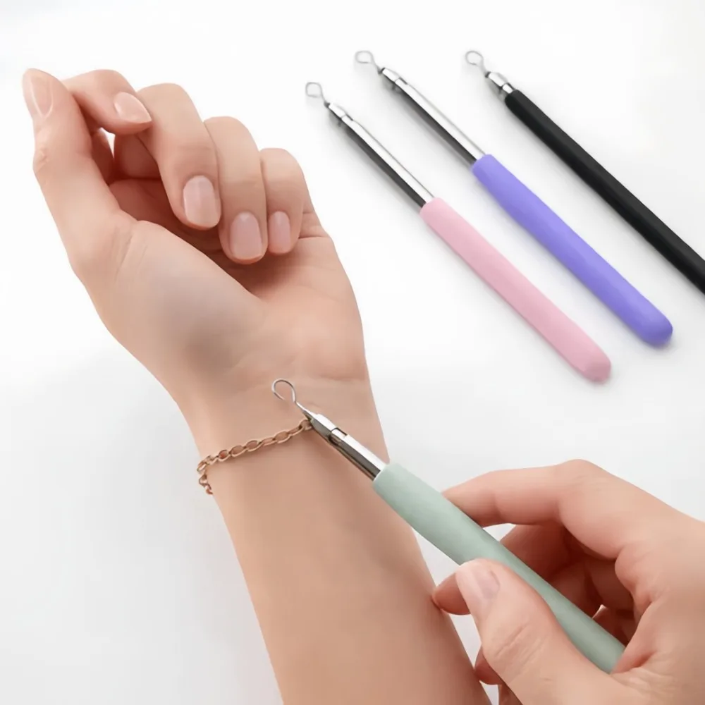 Help Wear Bracelet Tool Partner Jewelry Helper Fastening Aid Quickly Unfasten Hooking Equipment Pliers Clasps Ties Zipper Craft