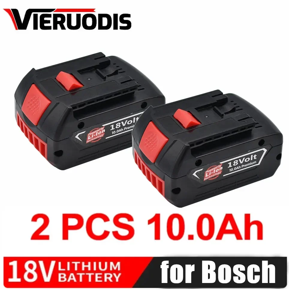 For Bosch 18V Battery BAT609 BAT610 10.0Ah Professional 18V Li-ion Battery Drill Battery GBA18V GSR18V BAT618 BAT619