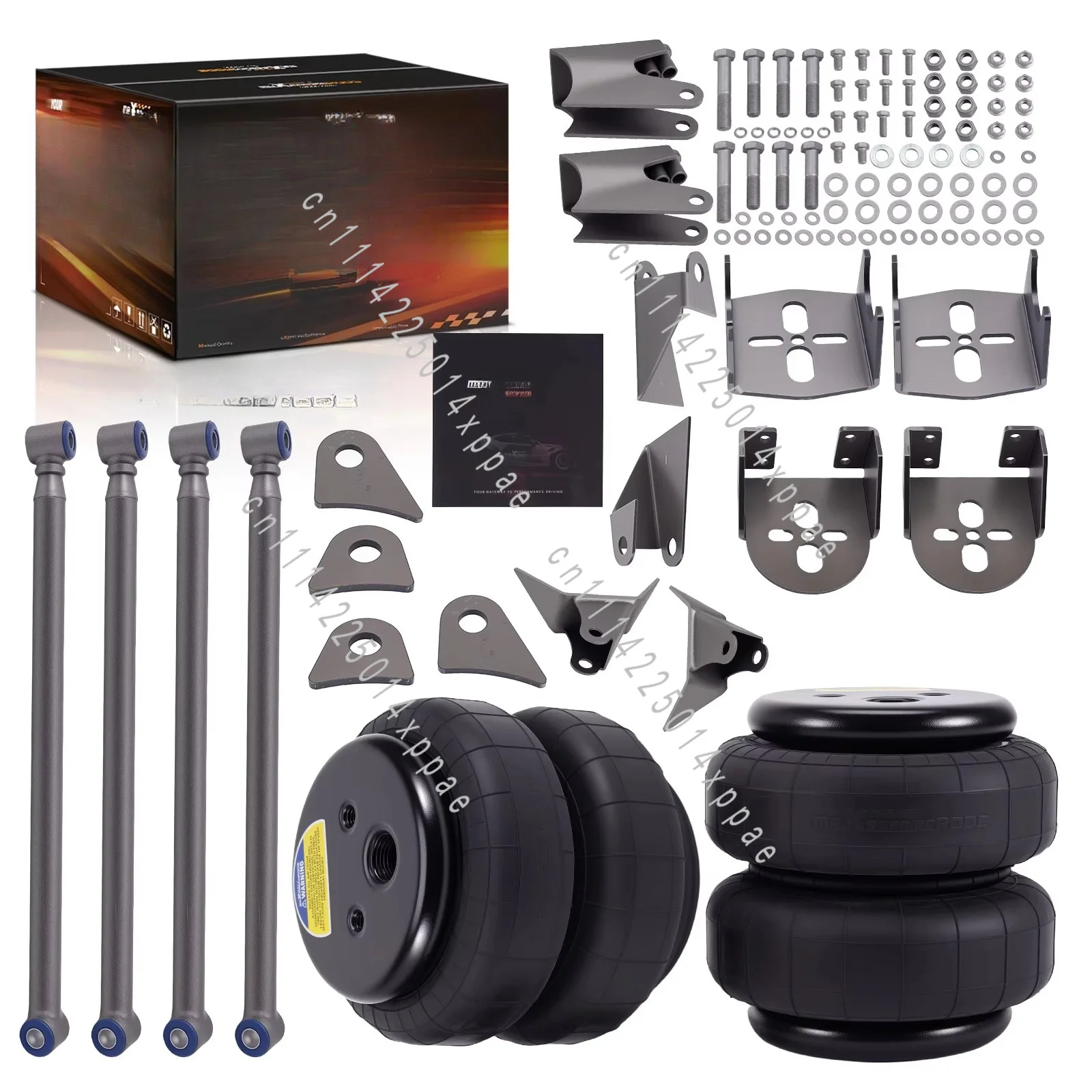 On A 4-link Suspension Kit with Air Suspension Bag + Triangular Bracket