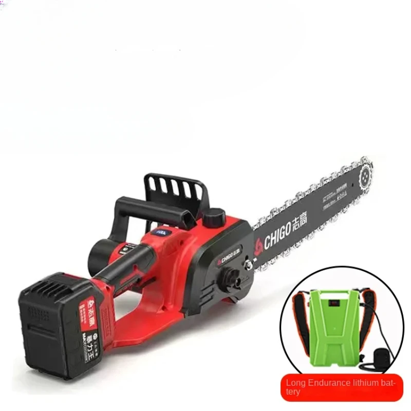 

Xk Chainsaw Rechargeable 21V Lithium Battery High Power Household Small Handheld Outdoor