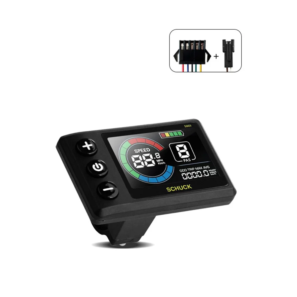 

S869 Electric Bicycle Dispaly Screen Meter 24V-72V E-Bike Computers Speed Controller for MTB Bicycle Accessories