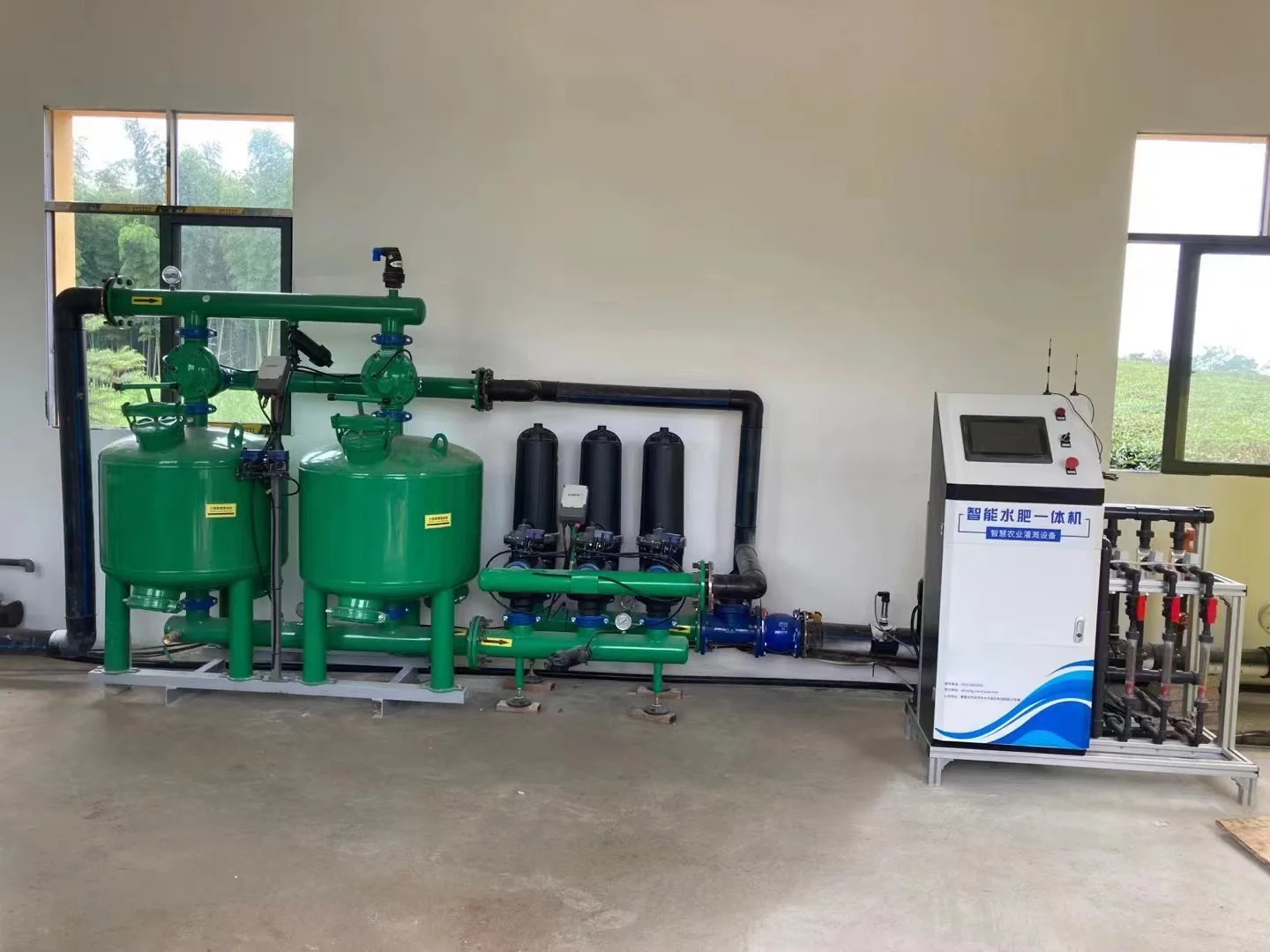 Fertigation system hydroponic automatic control system for irrigation