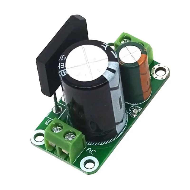 [B24B!】 Single Power Supply Module 4700UF/AC 35V 8A Rectifier Filter Board Power Amplifier Non Regulator Power Module