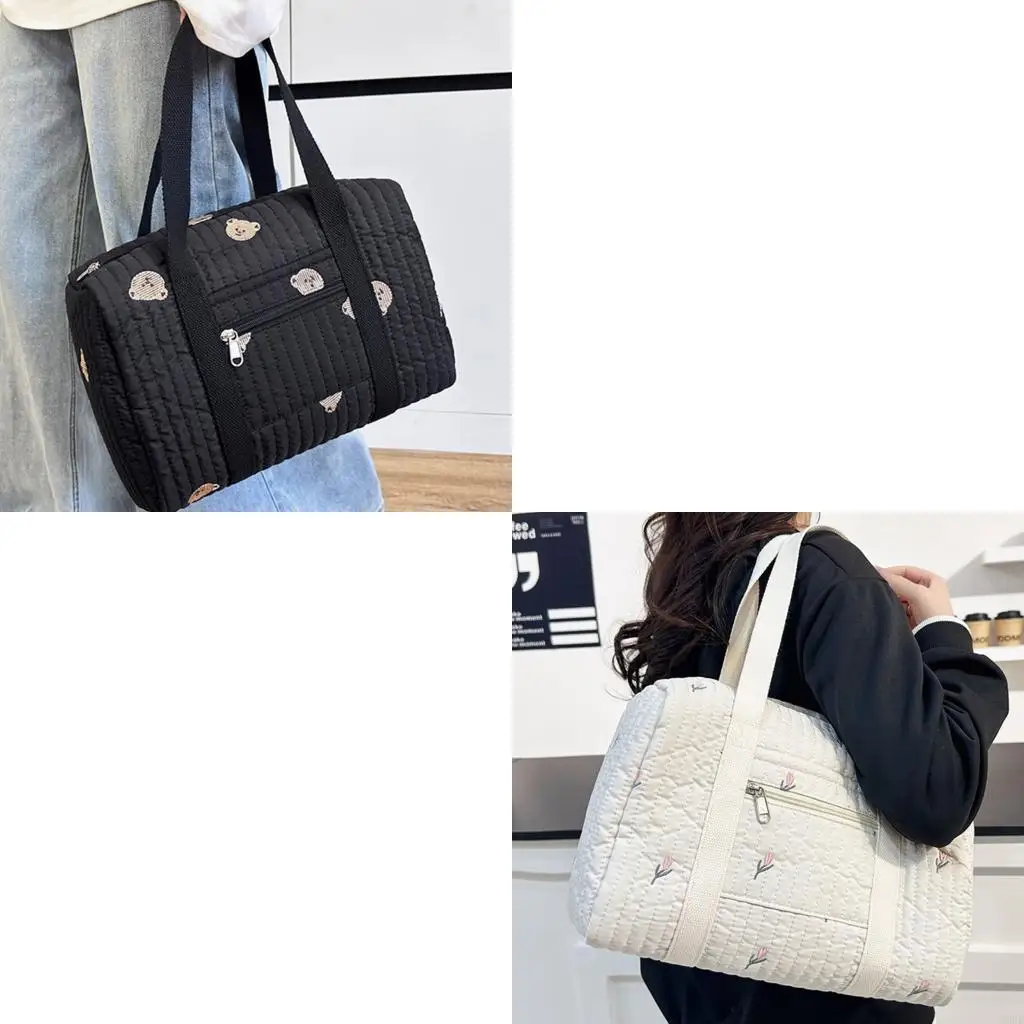 

Эргономичная сумка для детских принадлежностей, сумка для хранения детских подгузников с вышивкой, портативная сумка для поездок