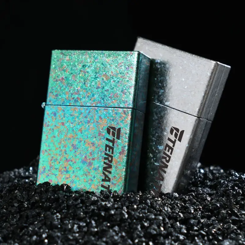 

Уличная зажигалка из чистого титана, портативная сверхлегкая бытовая высококачественная зажигалка с ледяными кристаллами