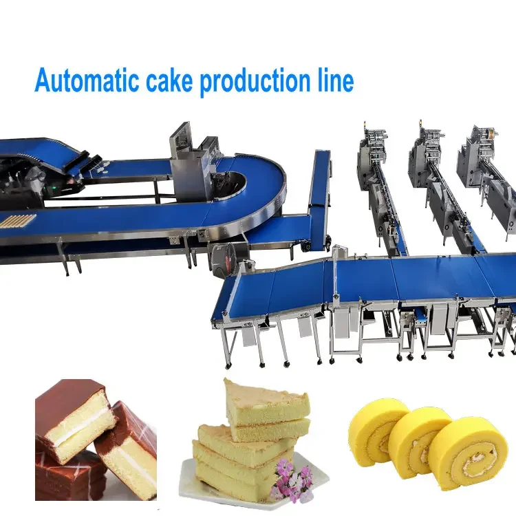 Automatic Chiffon Cake Aeration System Sponge Cake Production Machine