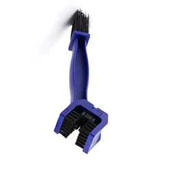 Motorcycle Bike Chain Cleaner Cleaning Brush Cycle Brake Dirt Remover Tool Blue