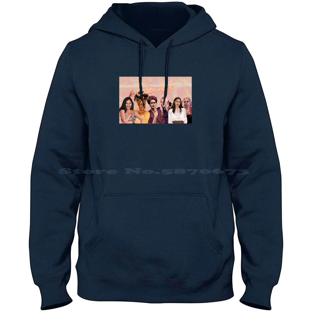 Camiseta com capuz feminino de algodão, Esco Art, Celia Cruz Aoc, Tokischa, VID Queen La Diva, Selena Quintanilla Latino, 100% Algodão Puro