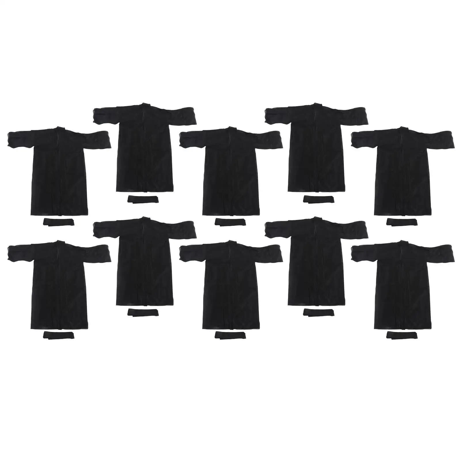 

Lightweight Disposable Spa Robes for Women Hygienic for hairdressing Beauty Salon Loose Fit with Waistband