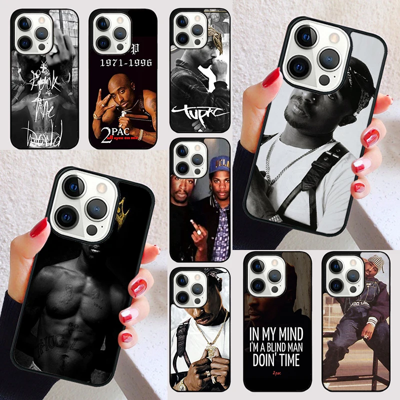 2Pac Tupac Amaru Shakur cover For iPhone 15 16 13 12 11 14 Pro Max Mini Max SE 2020 7 8 15 16 Plus Phone Case