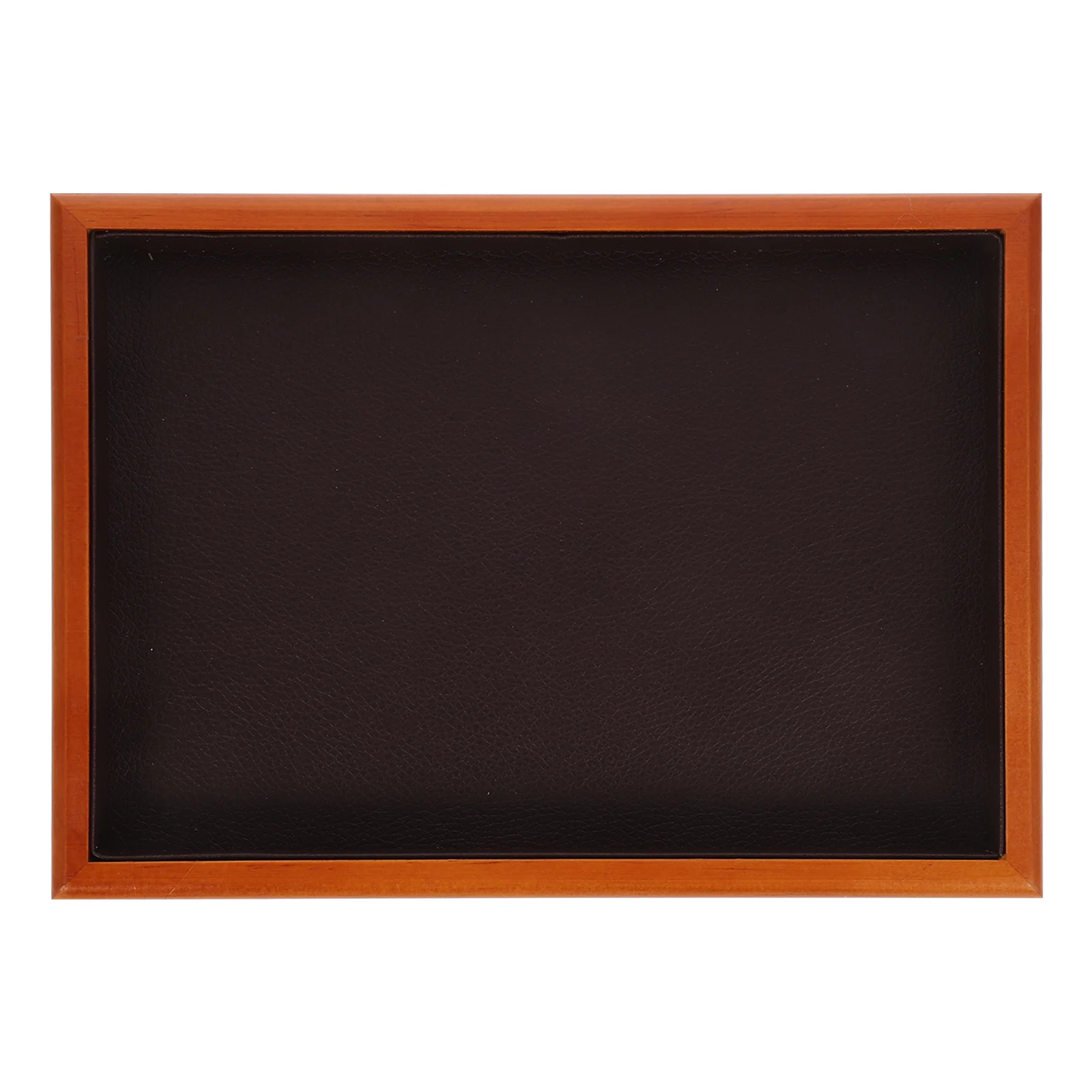 

Поднос для ювелирных изделий, подставка для хранения, органайзер, деревянный держатель для браслетов, коричневая плоская пластина для серег, колец, браслетов, дома