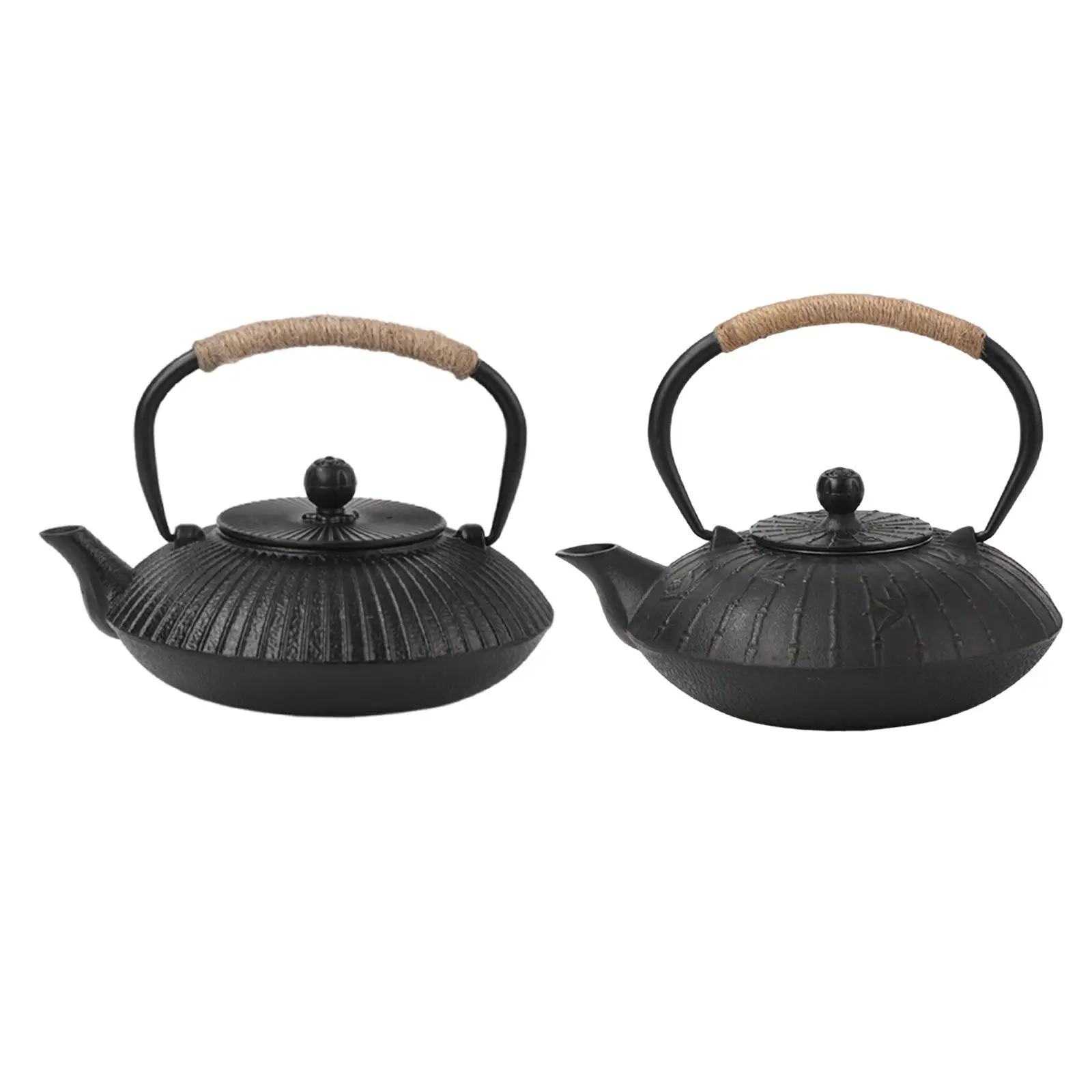 Cast Iron Teapot Kungfu Tea Maker Teaware Gift Tea Ceremony Accessory Loose Leaf Tea Pot for Home Party Camping Family Hotel