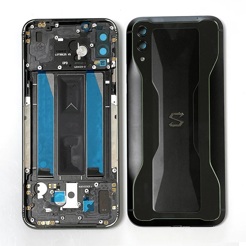 for Xiaomi  Black Shark 2 Pro SKW-H0/A0 Battery Cover Housing Door Camera Frame Len  Back Case