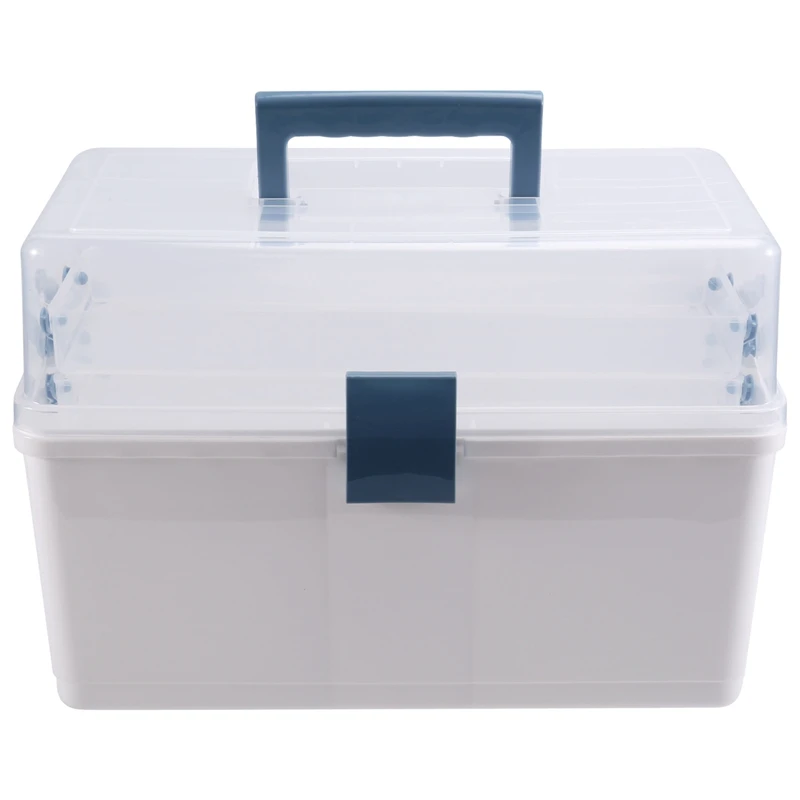 Portable Multifunctional Tool Box Hardware Storage Large Capacity Electrician Maintenance Toolbox Hardware Sorting Box-ABLL