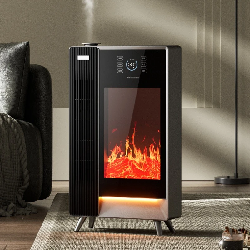 Luxury Living Room Fireplaces Simulation Fire Roasting Stove Heater for Room Small Fireplaces Home Energy-saving Electric Heater