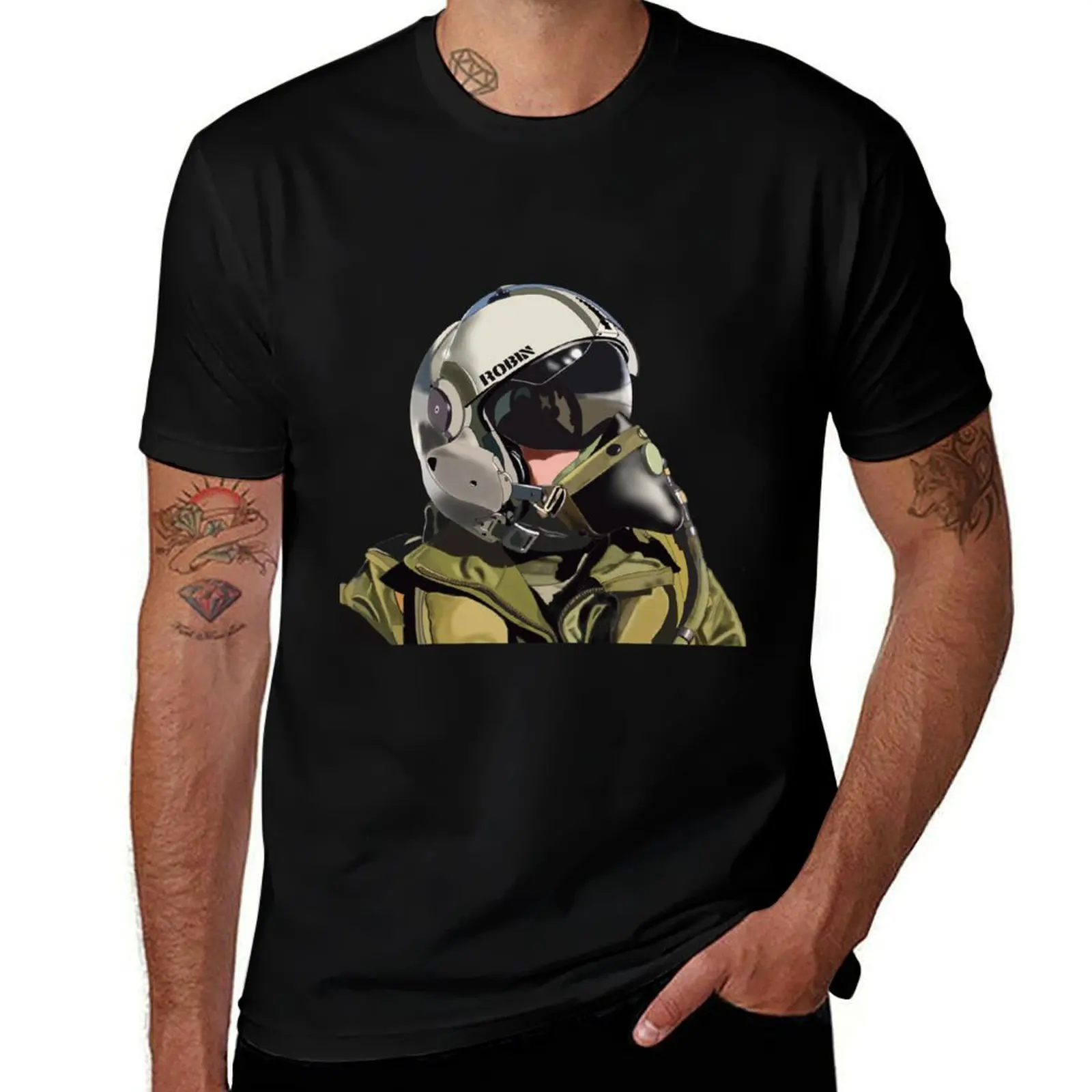 

Robin Fighter Pilot T-Shirt t shirts designer t shirts for man cotton