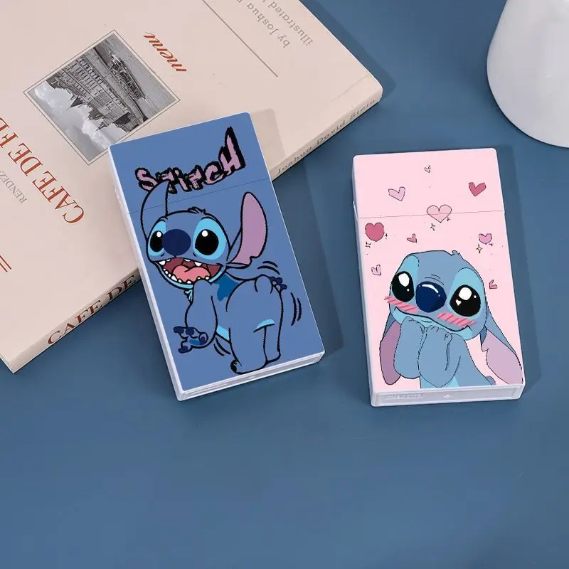 Kawaii Tierno Dibujos de Disney a Color: ¿Es Este Estuche para Cigarrillos  de Stitch una Elección Práctica y Encantadora?