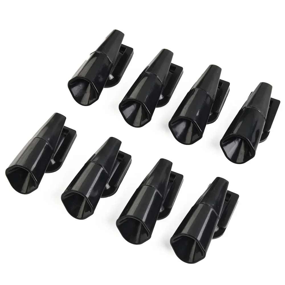 Langlebige Auto Repeller Warnungen Tier 8 Stück abs Zubehör 50x23mm Schwarz hirsch Pfeife Repeller Wind Hirsch Repeller