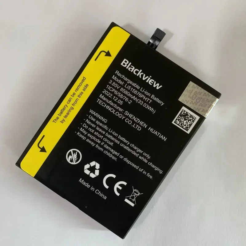 Battery for Blackview BV6600 Pro BV6600E Original Batteries 8580mAh Mobile Phone