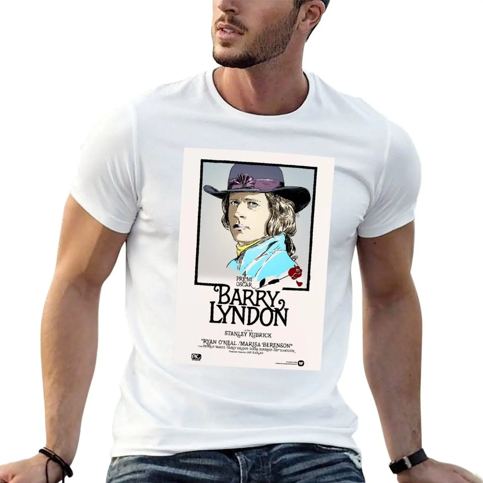 

Barry Lyndon poster T-Shirt cotton t shirts high quality t shirt men 100% cotton luxury brand T-Shirt