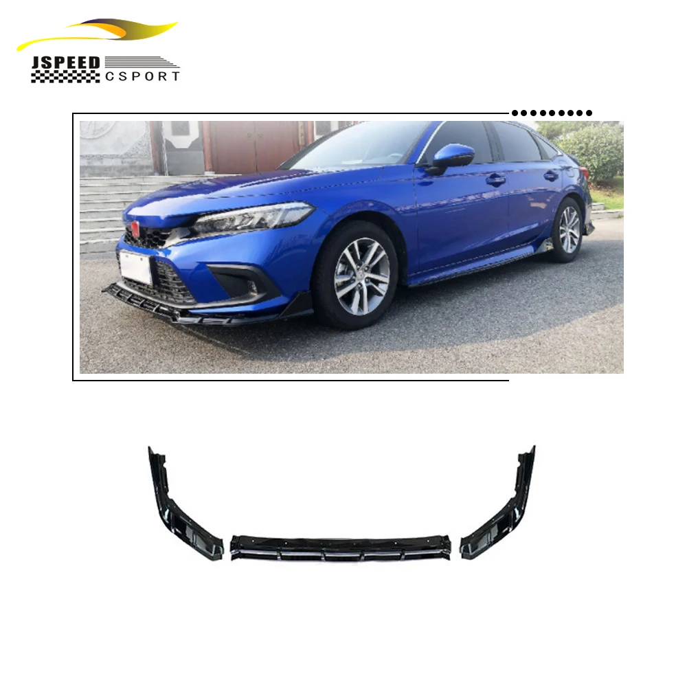 

Подходит для Honda Civic 11-го поколения 2021 2022, аксессуары, антиблокировочная тормозная система, мод для защиты переднего бампера и подбородка