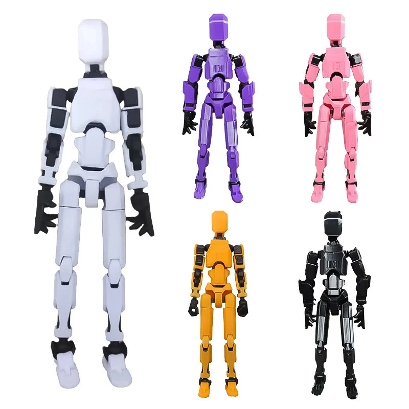 Multi-Jointed Movable Shapeshift Robot 3.0 3D Printed Mannequin Dummy 13 Action Figures Toys Kids Adults Parent-children Games