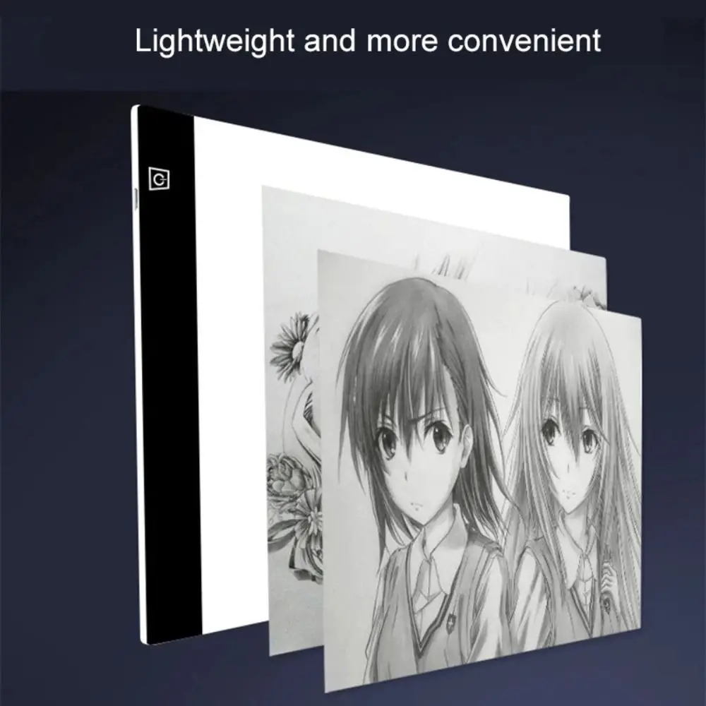 Tablero de copia de dibujo A4/A5, almohadilla de pintura de animación regulable de 3 niveles ajustable, juguetes educativos, almohadilla de luz Led creativa, nuevo