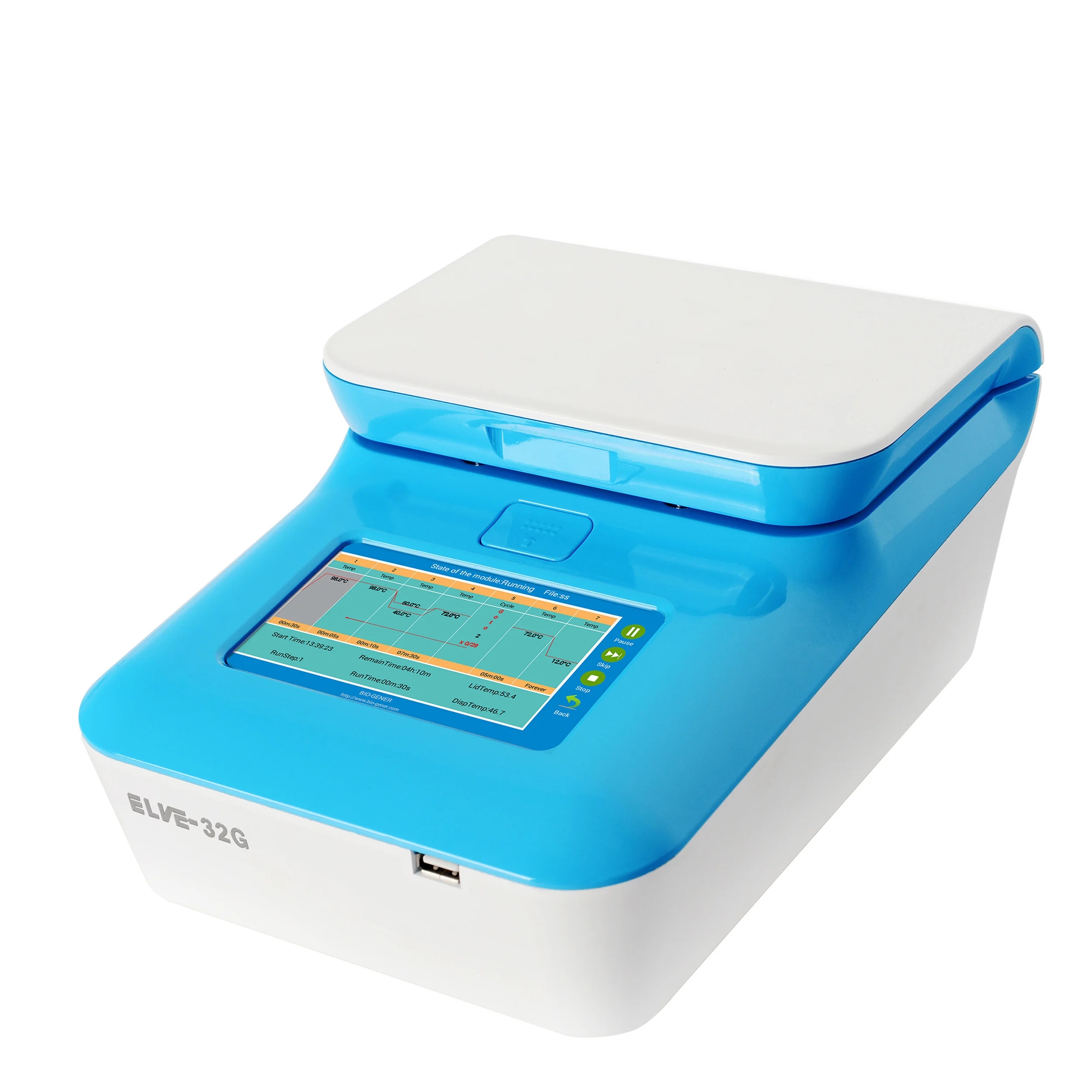 Mini gradiente Gene thermocycler pcr 16bwells, serie ELVE 4-100C