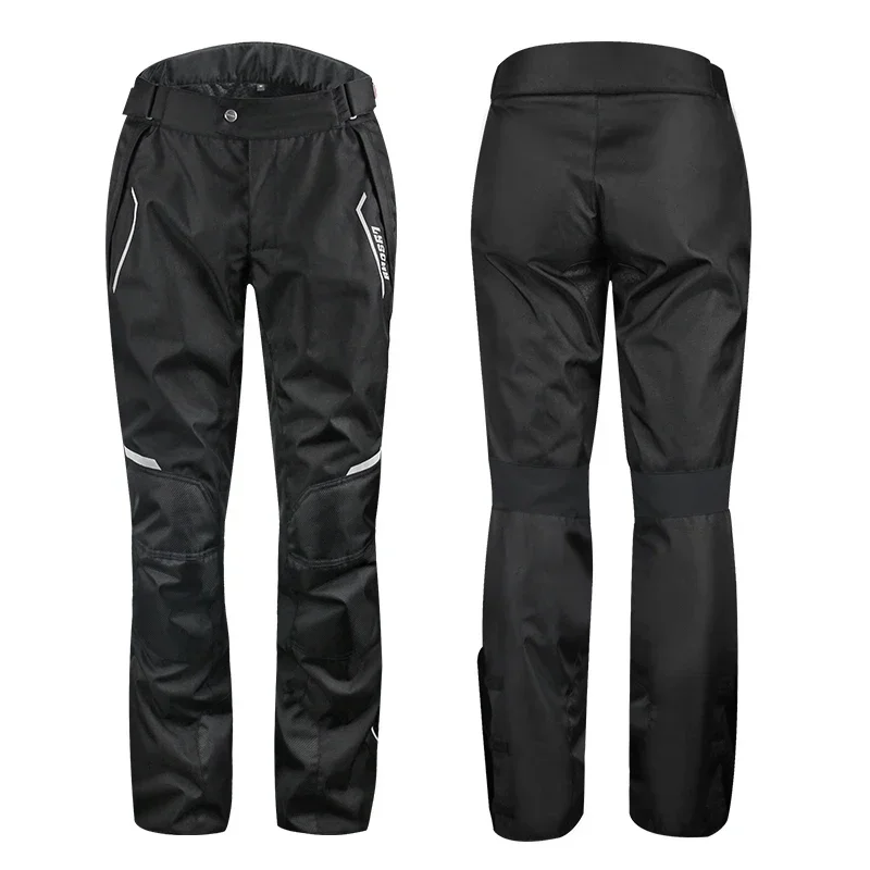 LYSCHY Motorcycle Breathable Wear-resistant Trousers Anti-drop Men CE Protective Gear Rally Riding Racing Pants Spring/Summer