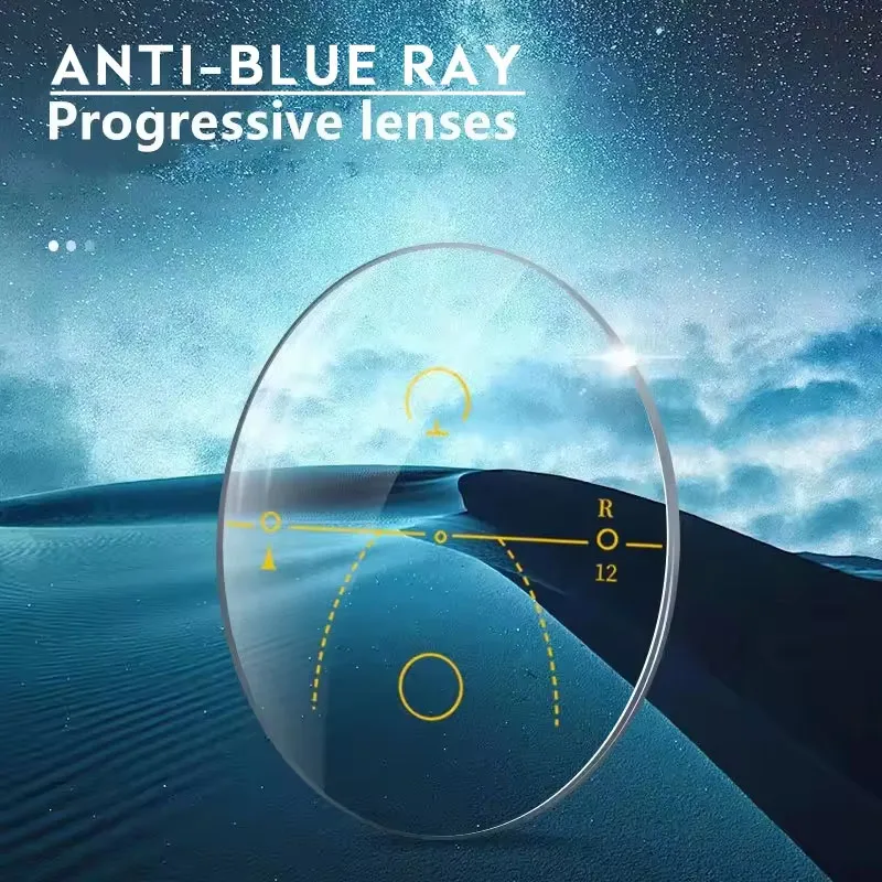 TANGOWO 1.56 1.61 1.67 1.74 HMC Anti-reflection Anti-scratch Aspherical Progressive Multi-focus Optical Prescription Lenses