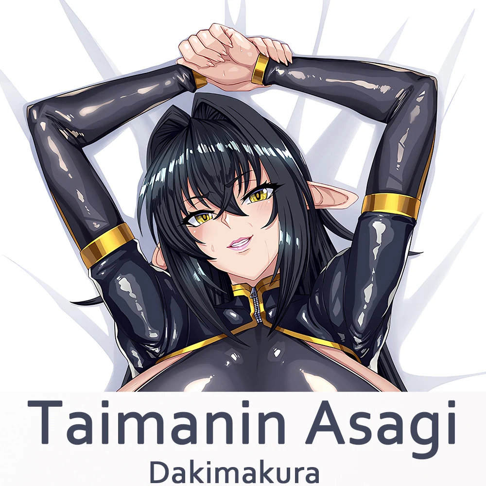 Taimanin Asagi Dakimakura 2WAY Hing Body Case Anime Pillow Cushion Cover