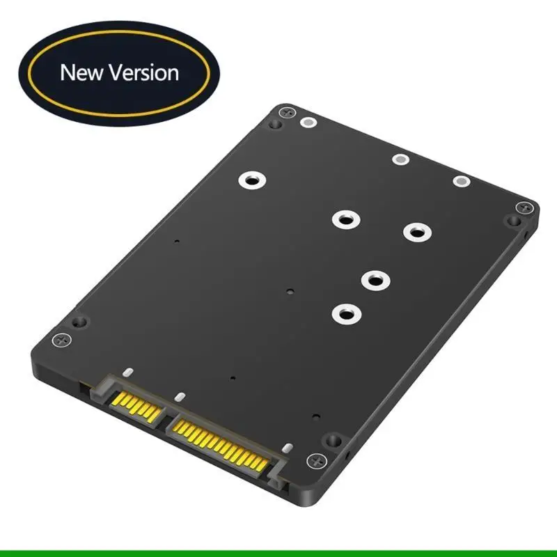 U55C 2 in 1 Parallel M.2 NGFF mSATA to SATA3.0 Adapter Card for Multiple Gender Use