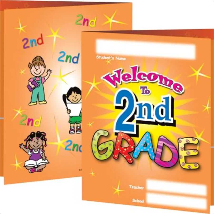 

Really Good Stuff Welcome to Second Grade Folders 12 folders