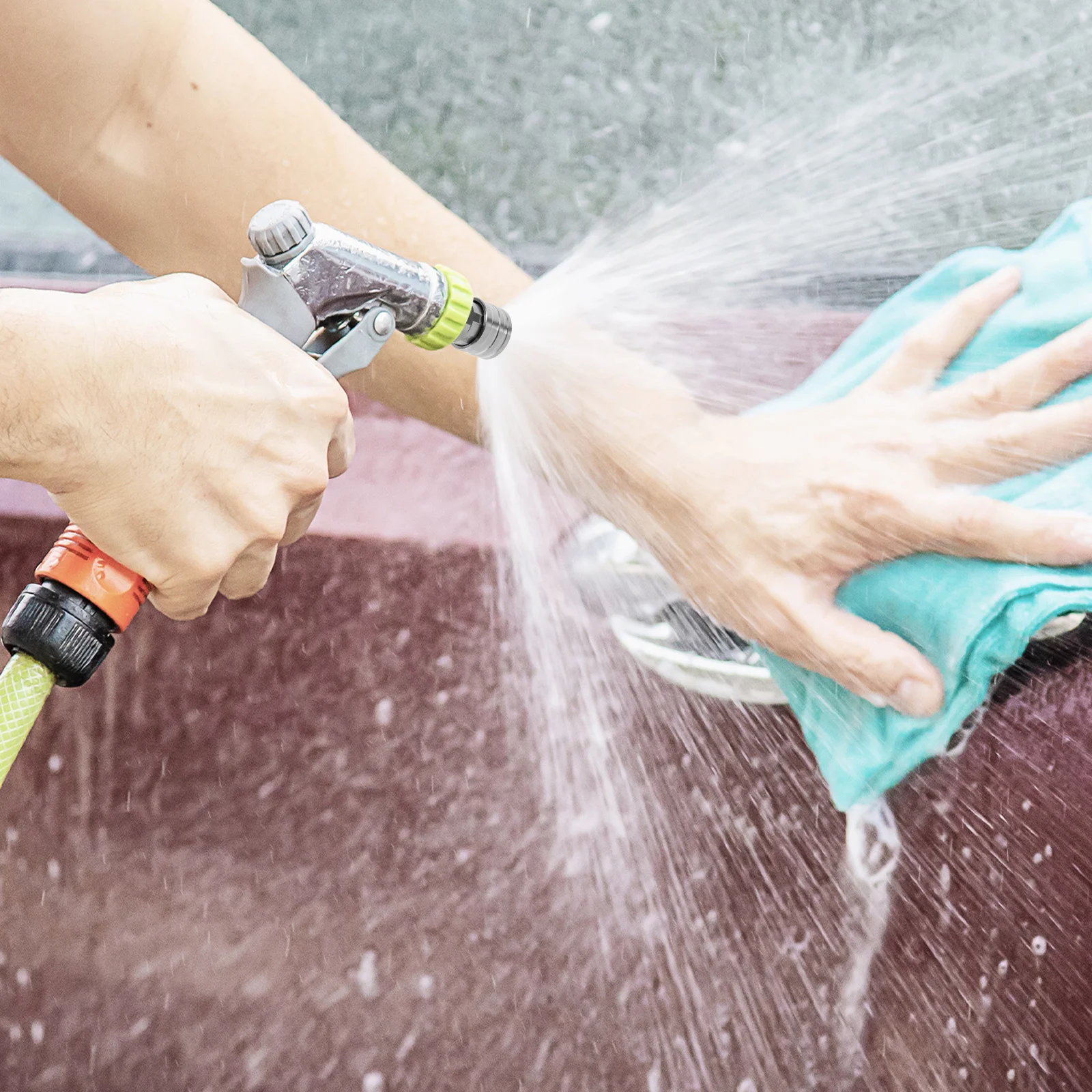 

High Pressure Hose Nozzle M14x1.5 Thread Leakproof Quick Connect Adapter for Pressure Washer Power Washer Cleaner Hose Connector