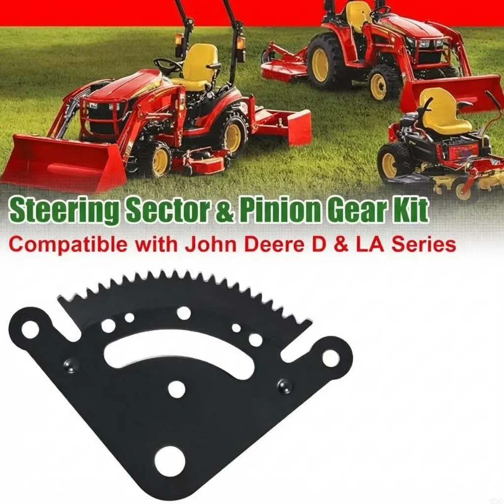 Lawn Tractor Steering Repair Steering Fan Pinion Steering Sector Gear Lawn Mower AS Shown 25-tooth Sector Gear