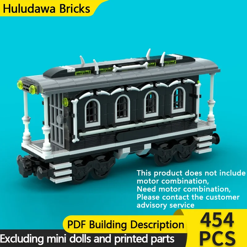 

City Car Model MOC Building Bricks Halloween-Themed Passenger Car Modular Technology Children Holiday Gifts Assemble Toys Suit
