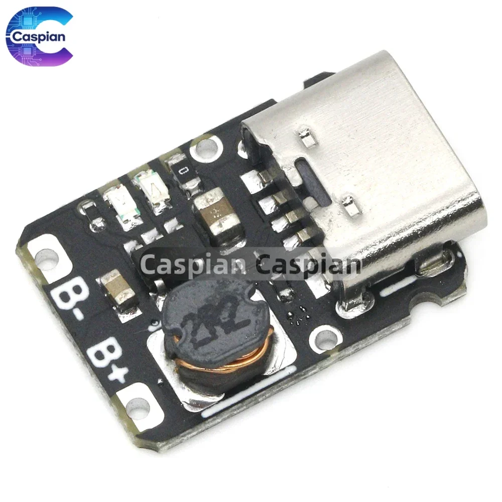 

Mini lithium battery charging module with 5V output boost 18650 type-C with protection
